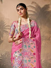 Bridal Pink Paithani Zari Woven Paithani Banarasi Silk Saree