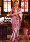 Bridal Purple Woven Kanjivaram Saree