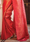 Bridal Red Zari Woven Kanjivaram Silk Saree