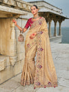 Champagne Gold Kanjivaram Silk Saree