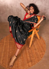 Charcoal Black Kanjivaram Silk Saree