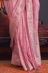 Charm Pink Festive Wear Banarasi Katan Silk Saree