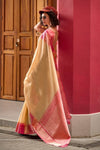 Classic Gold Soft Banarasi Silk Saree