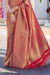 Crimson Red Kanjivaram Silk Saree