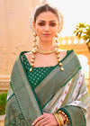 Dark Green Soft Silk Saree