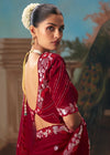 Deep Maroon Soft Silk Saree