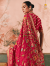Deep Pink Bandhani Patola Silk Saree
