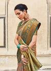 Festive Green Dharmavaram Silk Saree