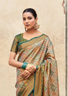 Festive Green Dharmavaram Silk Saree