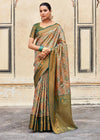 Festive Green Dharmavaram Silk Saree