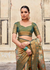 Festive Green Dharmavaram Silk Saree