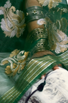 Forest Green Banarasi Silk Saree