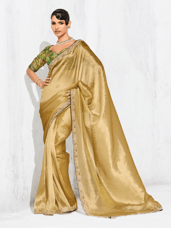 Gold Tissue Silk Saree