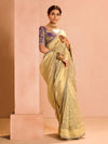 Golden Banarasi Bridal Tissue Silk Saree