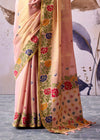Blush Pink Banarasi Tissue Silk Saree
