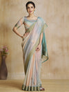 Grey Shade Multicolor Art Silk Digital Printed Saree