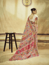 Ivory Cream Kashmiri Kani Handloom Cotton Silk Saree