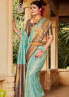 Light Blue Woven Kanjivaram Silk Saree