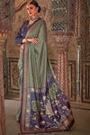 Light Green Printed Patola Saree