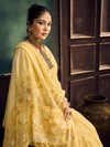Light Yellow Handloom Jamdani Slub Cotton Saree