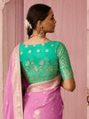 Lilac Banarasi Dola Silk Saree