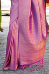 Lilac Purple Kanjivaram Silk Saree