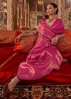 Magenta Pink Kanjivaram Silk Saree
