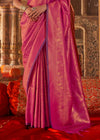 Magenta Pink Kanjivaram Silk Saree