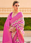 Magenta Pink Soft Silk Saree