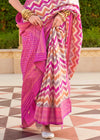 Magenta Pink Soft Silk Saree