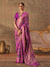 Magenta Purple Patola Silk Saree
