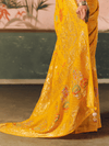 Marigold Yellow Bandhani Patola Silk Saree