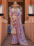 Mauve Banarasi Dola Silk Saree