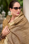 Metalic Gold Tissue Silk Saree