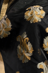Midnight Black Banarasi Silk Saree