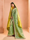 Mint Green Banarasi Bridal Tissue Silk Saree