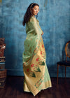 Mint Green Paithani Tissue Silk Saree