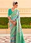 Mint Green Soft Silk Saree