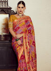 Multicolour Brasso Designer Soft Silk Saree