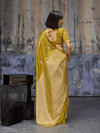 Mustard Banarasi Satin Silk Saree