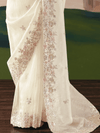 Off White Organza Silk Saree