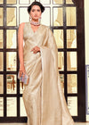 Off White Woven Kanjivaram Saree