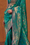 Paradise Green Kanjivaram Saree