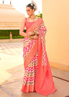 Pastel Red Soft Silk Saree