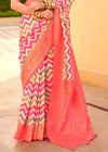 Pastel Red Soft Silk Saree