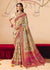 Pearl Ivory Off White Pichwai Designer Dola Silk Saree