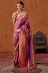 Princess Purple Kanjivaram Saree