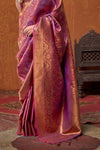 Princess Purple Kanjivaram Saree