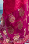 Rani Pink Banarasi Silk Saree