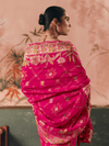Rani Pink Bandhani Patola Silk Saree